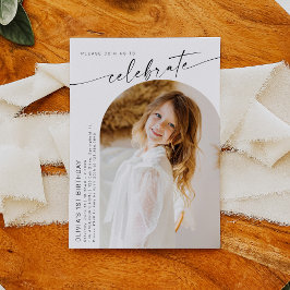 Invitación Primer cumpleaños, Boho Photo BIrthday