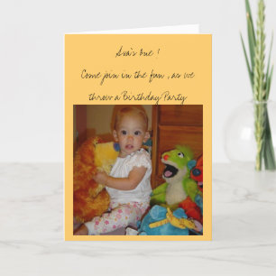 Invitación Primer cumpleaños de Ava