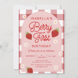 Invitación Primer cumpleaños de Berry