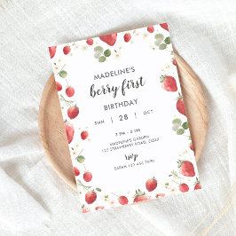 Invitación Primer cumpleaños de Berry