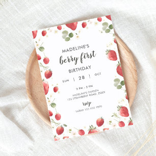 Invitación Primer cumpleaños de Berry