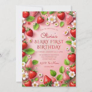 Invitación Primer cumpleaños de Berry