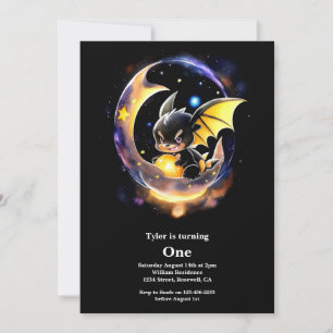 Invitación Primer cumpleaños de Dragon