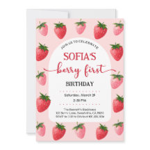 Primer cumpleaños de fresa Berry