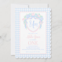 Primer cumpleaños de Grandmillennial Watercolor Es