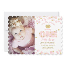 Primer cumpleaños de la princesa Purpurina de oro 