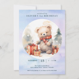 Invitación Primer cumpleaños de los navidades