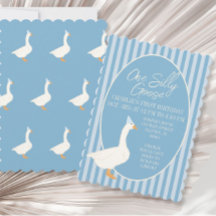 Primer cumpleaños de One Silly Goose