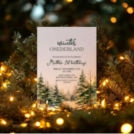 Invitación Primer cumpleaños de Onederland