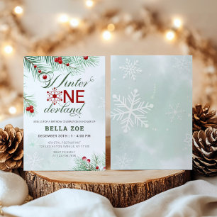 Invitación Primer cumpleaños de Onederland