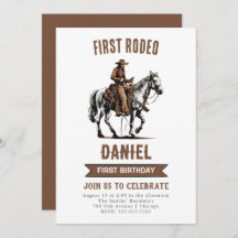 Primer cumpleaños de Rodeo Cowboy