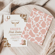 Primer cumpleaños de Rodeo Cowgirl