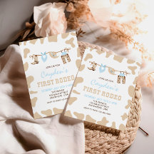 Primer cumpleaños de Rodeo Western Cowboy Pastel