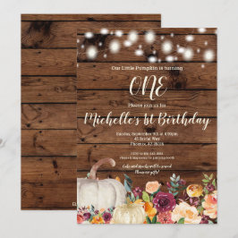 Invitación Primer cumpleaños de un Chica de oro ruso