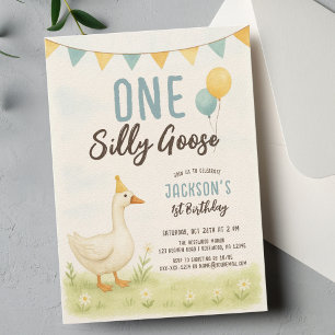 Invitación Primer cumpleaños de un chico tonto