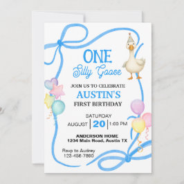 Invitación Primer cumpleaños de un chico tonto