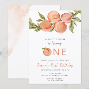 Invitación Primer cumpleaños de una dulce