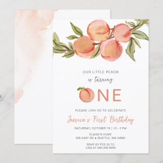 Invitación Primer cumpleaños de una dulce