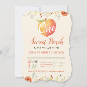 Invitación Primer cumpleaños de una dulce
