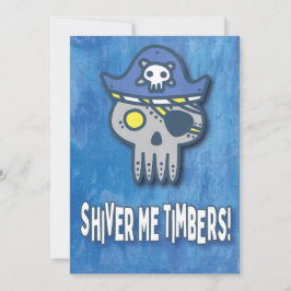 Invitación Primer cumpleaños del cumpleaños del pirata