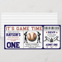 Primer cumpleaños del equipo de béisbol de fin de 