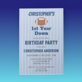 Invitación Primer cumpleaños del fútbol