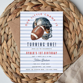 Invitación Primer cumpleaños del fútbol