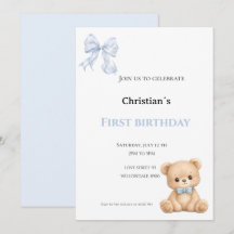 Primer cumpleaños niño