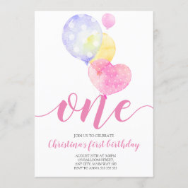 Invitación Primer cumpleaños, primer cumpleaños, primer cumpl