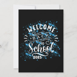 INVITACIÓN PRIMER DÍA DE LA ESCUELA BIENVENIDO DE VUELTA A LA