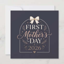Invitación Primer Día de la Madre 2026 , Nueva Mamá