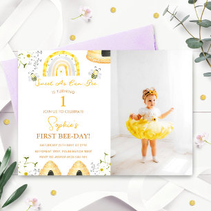 Invitación Primer Dulce del Día De La Abeja Como Puede Ser La
