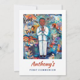 Invitación Primer Personalizado de la comunidad invitado a ni