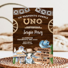 Invitación Primer Rodeo de Cowboy Español