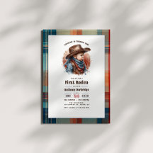 “Primer Rodeo” Vaquero Rústico Cumpleaños número 1