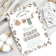 Primer Rodeo Vestimenta a Niño Occidental Cumpleañ