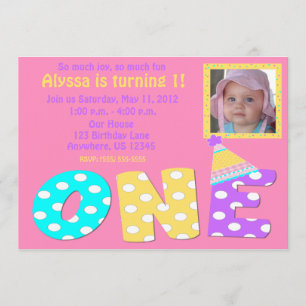 Invitación Primer rosa Invitaiton del chica del cumpleaños