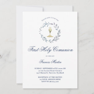 Invitación Primer sacramento de la Santa Comunión