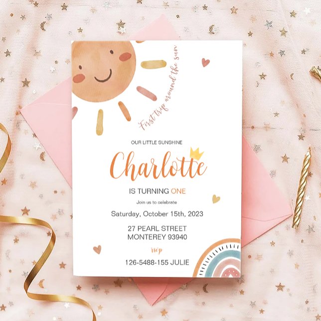 Invitación Primer Viaje Alrededor Del Aniversario Del Sol (Subido por el creador)