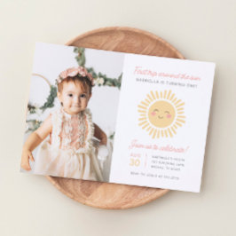 Invitación Primer viaje alrededor del Fiesta del primer cumpl