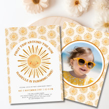 Primer viaje alrededor del Fiesta del primer cumpl