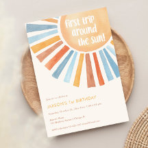 Primer viaje alrededor del fiesta del primer cumpl