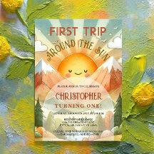 Primer viaje alrededor del Fiesta del primer cumpl