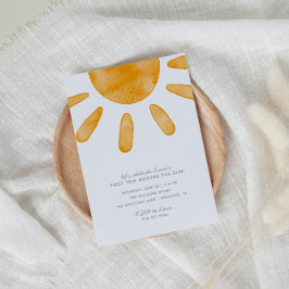 Invitación Primer viaje alrededor del primer cumpleaños del s