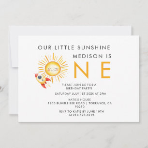 Invitación Primer viaje alrededor del sol