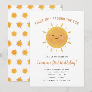 Invitación Primer Viaje Alrededor Del Sol