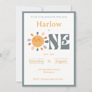 Invitación Primer viaje alrededor del sol