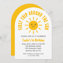 Primer viaje alrededor del sol del primer cumpleañ