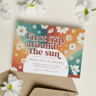 Invitación Primer viaje alrededor del Sol   Retrodalia Arcoír