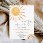 Invitación Primer Viaje De Boho Alrededor Del Sol Primer Cump<br><div class="desc">cómodamente PERSONALIZAR este diseño con sus detalles! æSi necesita coordinar ARTÍCULOS DE COINCIDENCIA,  por favor compruebe nuestra colección o tienda de correspondencia. ¿Tiene alguna pregunta sobre nuestros diseños o si no encuentra lo que está buscando,  por favor contáctenos: designmypartystudio@gmail.com. 6.º tentativa</div>
